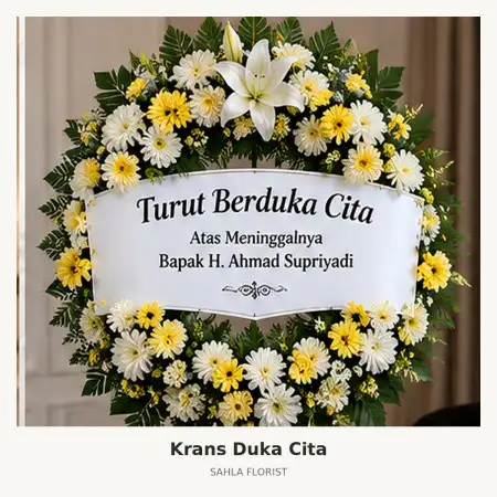Krans Bunga Duka Medan Selayang